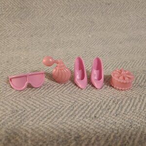 Vintage 1990s pink Barbie accessories bundle/lot